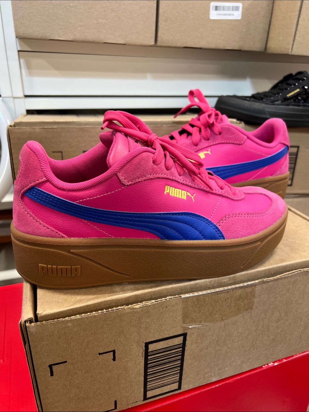 🔥 Puma Club ll Era platform sneakers women size 9 like new